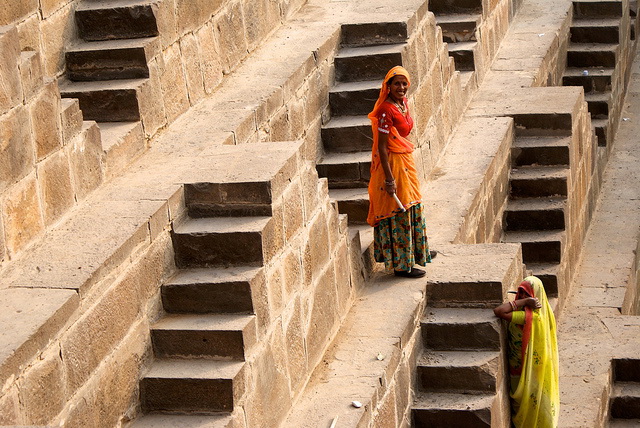 Chand Baori stairs detail